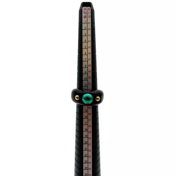 LOUIS VUITTON Burg Circus Ring Size M Dark Brown Resin - Picture 11 of 11